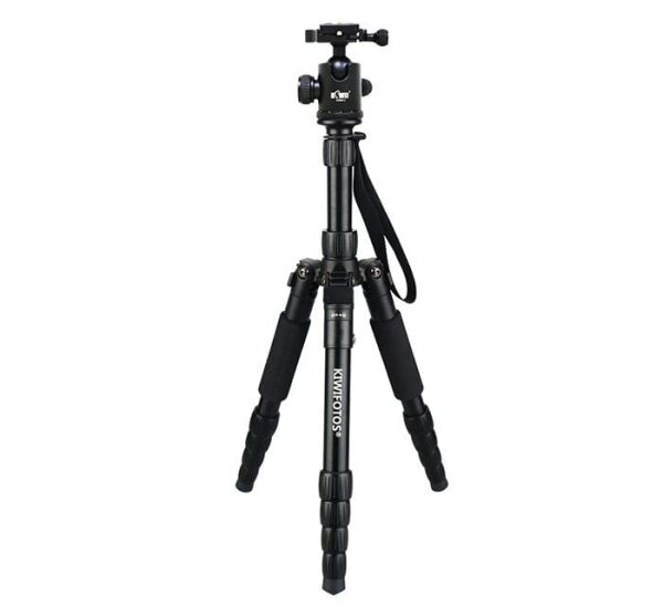 KIWIfotos Profesyonel Ball Head 160 cm. Tripod (Monopoda Dönüşebilir)