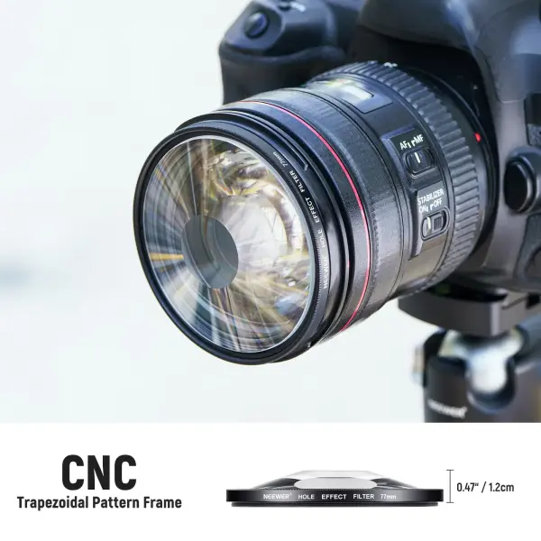 Neewer 82mm Spiral Halo Camera Lens Filter Sinematik Özel Efekt Filtresi