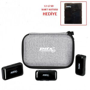 PDX PRO S3S İkili Kablosuz Yaka Mikrofonu