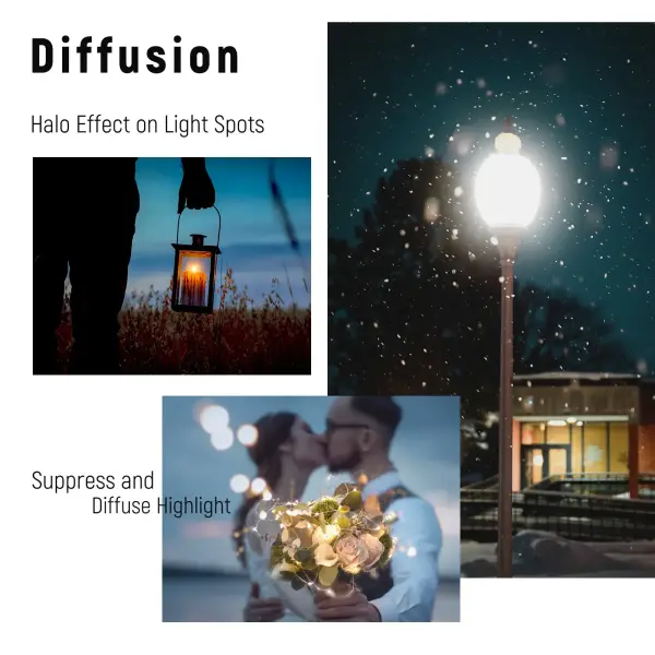 Neewer 82mm 1/2 Black Diffusion Sinematik Efekt Filtresi