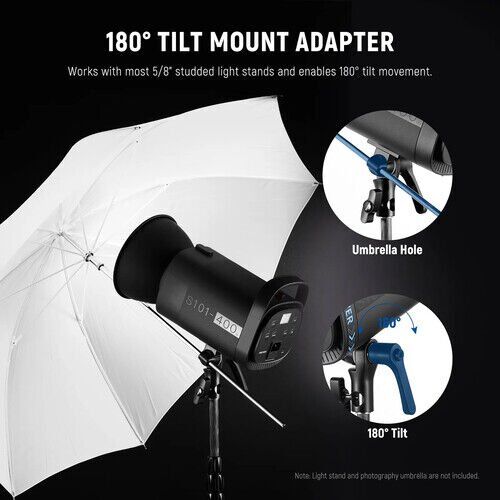 S101-400W Pro Profesyonel Stüdyo Flaşı (Tek)