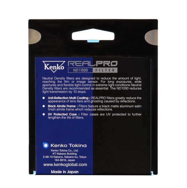 Kenko 55mm Real Pro MC ND1000 Filtre