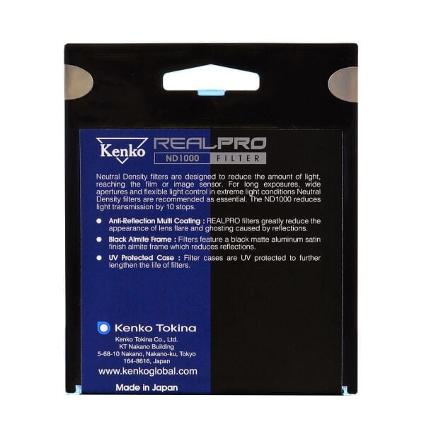 Kenko 58mm Real Pro MC ND1000 Filtre