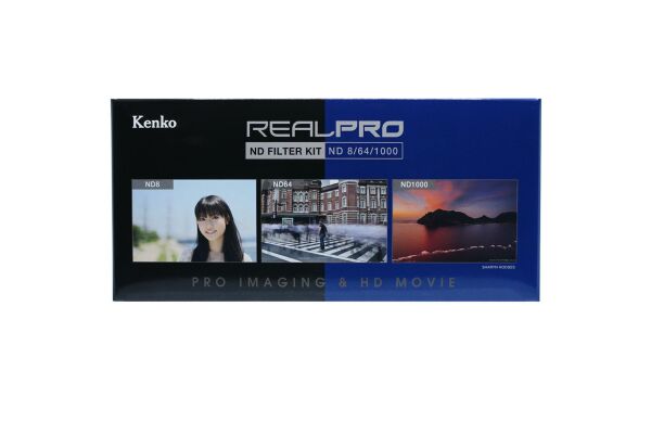 Kenko 58mm Real Pro ND Filtre Seti (ND8, ND64, ND1000)