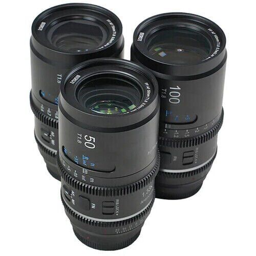 Sirui Astra Series AF T1.8 1.33x Full Frame Neutral Flares Anamorphic Sony E Mount 3'lü Lens Kit
