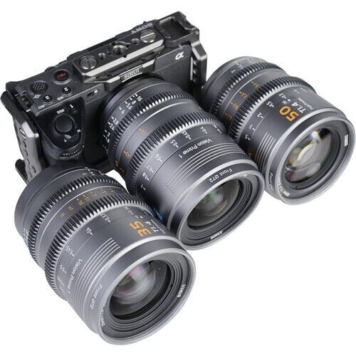 Sirui VP-1 Vision Prime T1.4 Full-Frame Multi-Mount Cine 3'lü Lens Kit