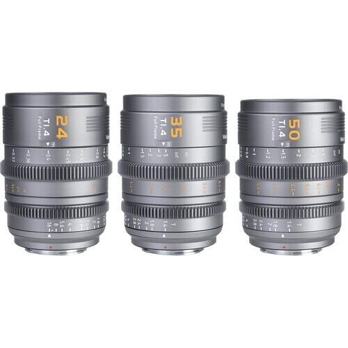 Sirui VP-1 Vision Prime T1.4 Full-Frame Multi-Mount Cine 3'lü Lens Kit
