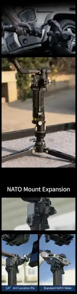 YC Onion Telescopic Extension Tube& RS Pro Connection Kit