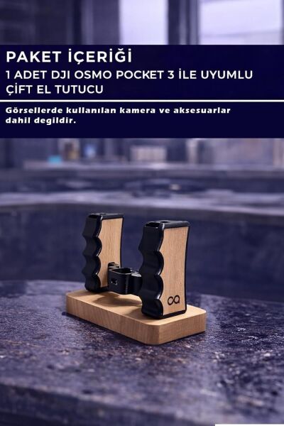 OEM DJI Osmo Pocket 3 İçin Çift El Tutucu Kit