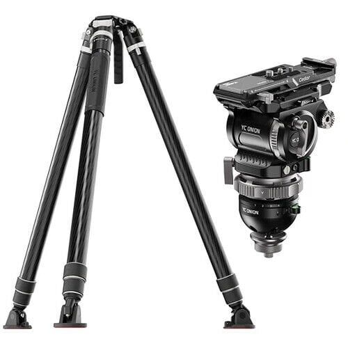 YC Onion Pineta Lite & CB7 Cedar Fluid Head Karbon Fiber Tripod Kit
