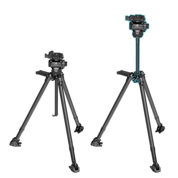 SmallRig 4259 X Potato JET TRIBEX Hidrolik Karbon Fiber Tripod Seti