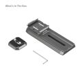 SmallRig 4638 DJI RS 2 / RSC 2 / RS3 / RS 3 Pro / RS 4 / RS 4 Pro için HawkLock H38 Manfrotto Hızlı Çıkarma Plakası