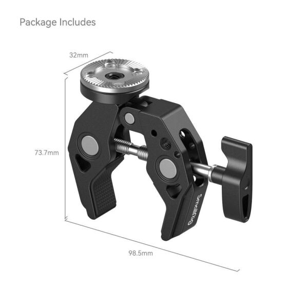 SmallRig 4249 ARRI Rozet Montajlı Süper Kelepçe