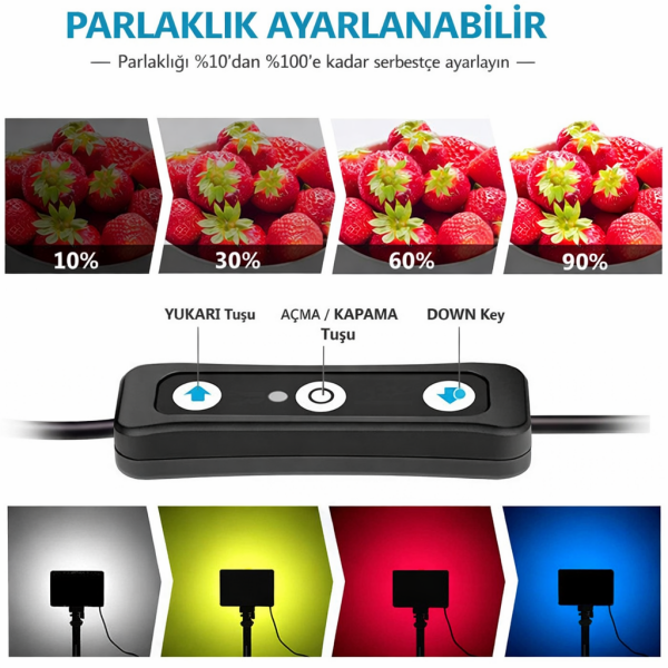 GDX SFT-120C İkili Video Led Işığı