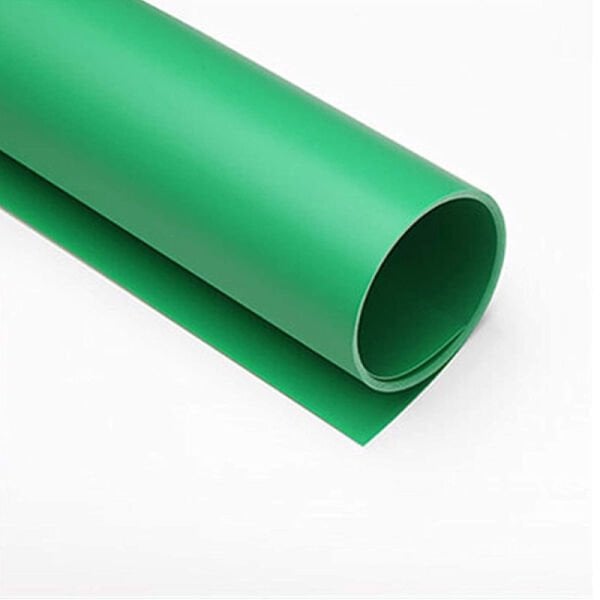 GDX Stüdyo Fon Perde, PVC Arka Plan, Silinebilir, Kırışmaz (Green / Yeşil) 120x200 Cm