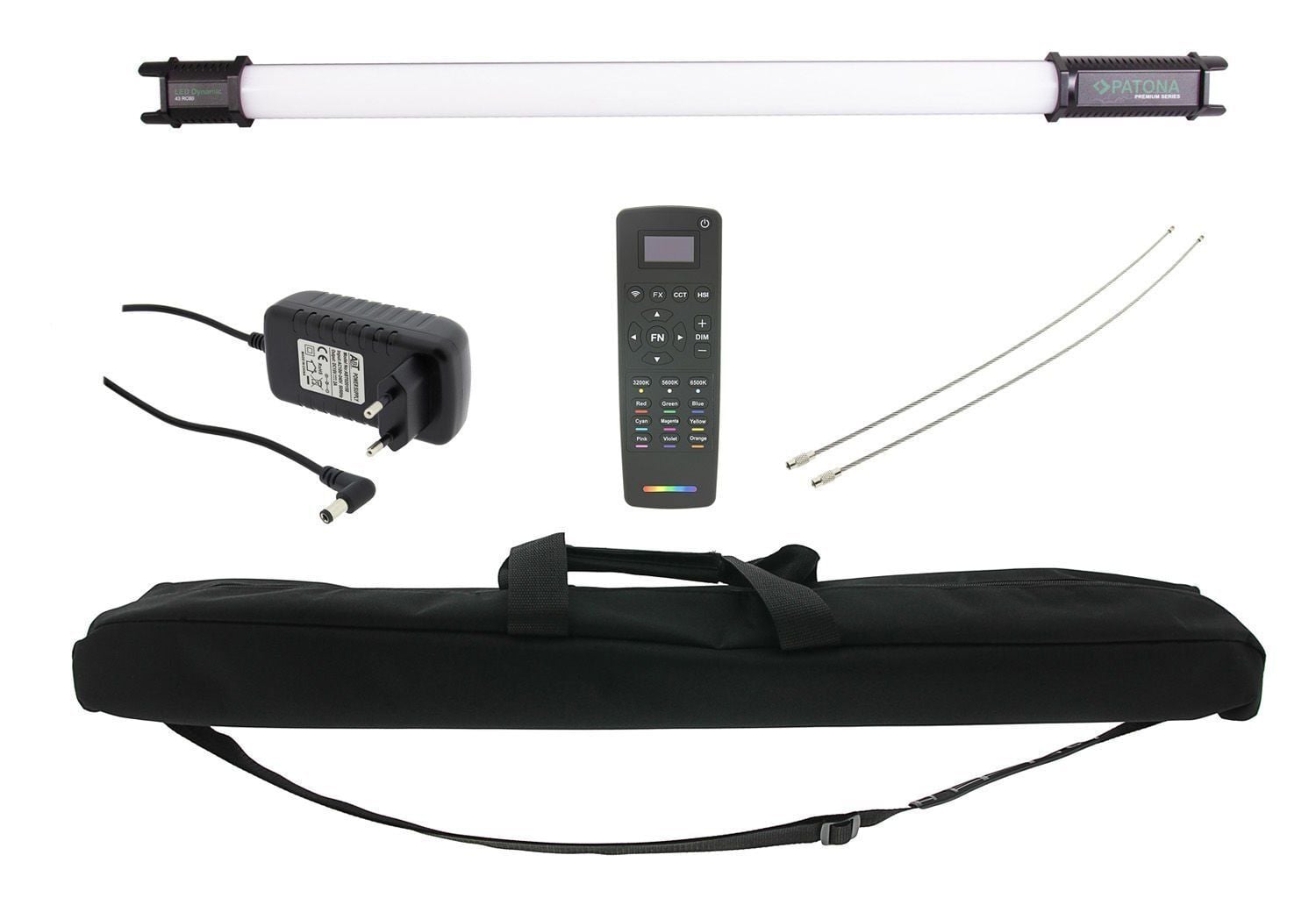 Patona 4287 RC60 RGB Tüp Fotoğraf ve Video Işığı