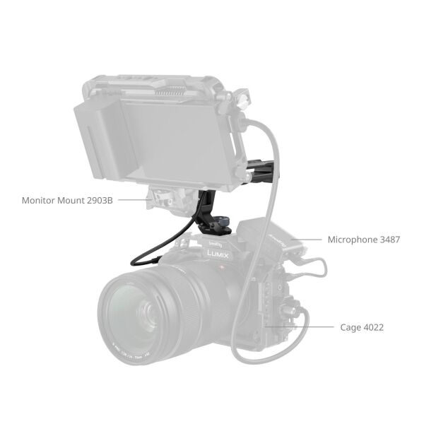 SmallRig 4927 Üst Tutma Kolu ve Geri Tetik Mekanizması (ARRI Yerleştirme Vidası)