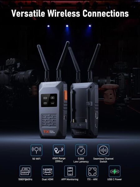 Lemorele R1100 Ultra Kablosuz Video Görüntü Aktarıcı