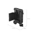 SmallRig 5226 V-Mount Pil Montaj Plakası Kiti 15mm LWS Rob Borulu