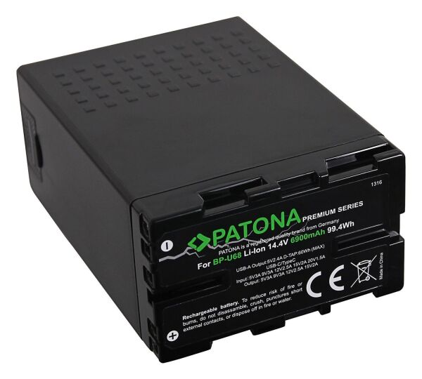 Patona 1316 Premium Batarya Sony BP-U68