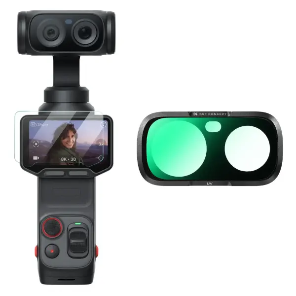 K&F Concept Insta360 Luna Ultra İçin UV Filtre (Çift Lensli)