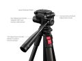 Smallrig 5474 Hafif Makineler için 5kg Taşıma Kapasiteli Video Tripodu