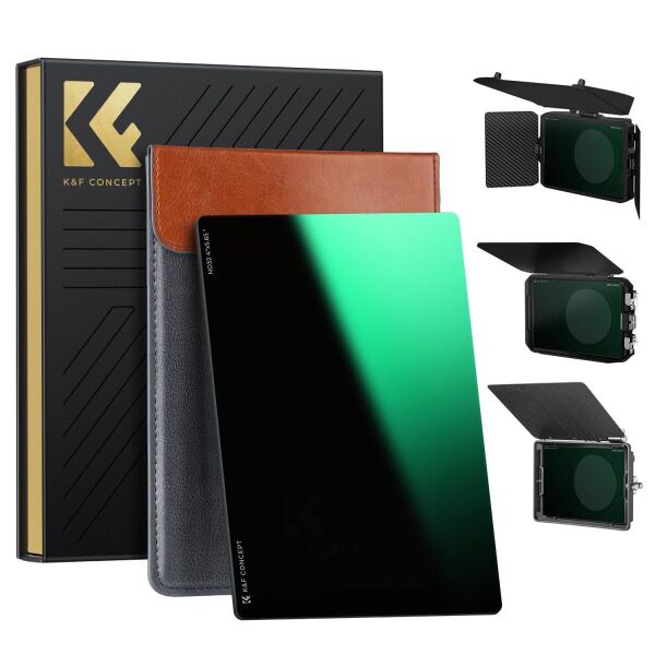 K&F NANO-X ND64 (6 Stop) 4x5.65 Filtre Tilta SmallRig ve Diğer Matbox ile Uyumlu HD Optik Cam