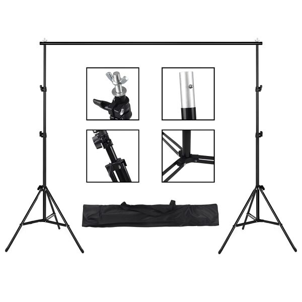 GDX B2630 Fon Perde Stand (Yükseklik:260cm x Genişlik:300cm)