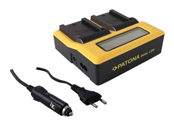 Patona 7683 Standart Seri İkili Şarj Aleti Lcd Usb Şarj Aleti Sony Np-Fz100