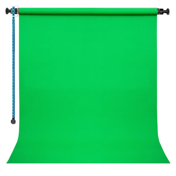 GDX Sabit (Tavan & Duvar) Kağıt Sonsuz Stüdyo Fon Perde (Green/Yeşil) 2.70x11 Metre