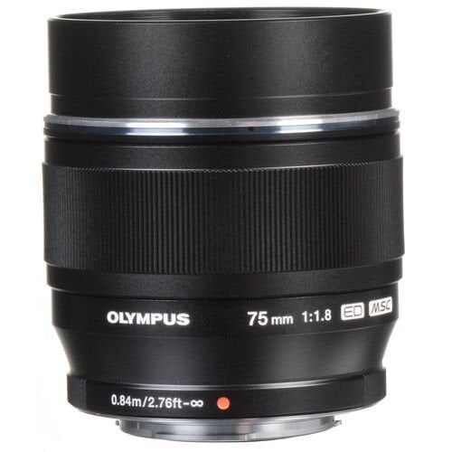 Olympus M.Zuiko 75mm 1.8  Black Objektif  V311040Bw000
