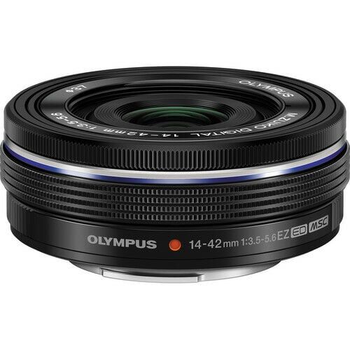 Olympus OM System 14-42mm Elektronik Zoom Pancake Siyah Objektif