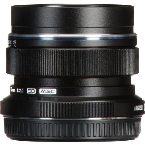 Olympus M.Zuiko 12mm 2.0 Black Objektif