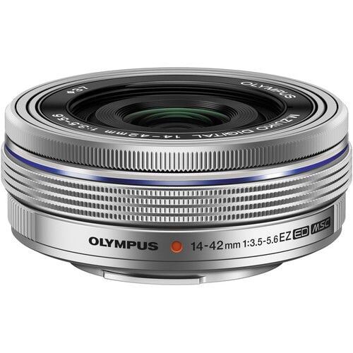 Olympus OM System 14-42mm Elektronik Zoom Pancake Gümüş Objektif