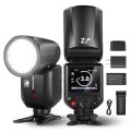 Neewer Z2PRO-S Sony Uyumlu 76W Yuvarlak Kafa Akülü Tepe Flaşı