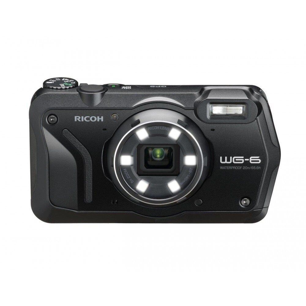 Ricoh WG-6 Dijital Kompakt Amfibik Fotoğraf Makinesi (Siyah)