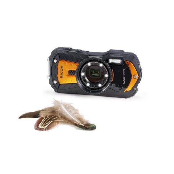 Ricoh WG-70 Amfibik Fotoğraf Makinesi (Turuncu)