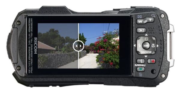 Ricoh WG-70 Amfibik Fotoğraf Makinesi (Turuncu)