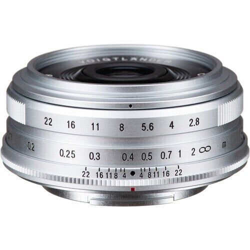 Voigtländer Color-Skopar 18mm F2.8 Fujifilm X Mount (Gümüş)