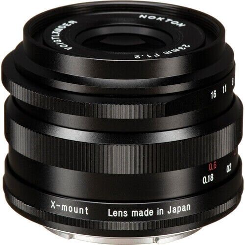 Voigtländer Nokton 23mm F1.2 Aspherical Fuji X Mount Lens