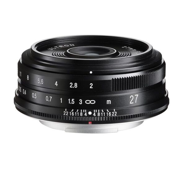Voigtländer Ultron 27mm F2.0 Fuji X Mount Lens (Siyah)