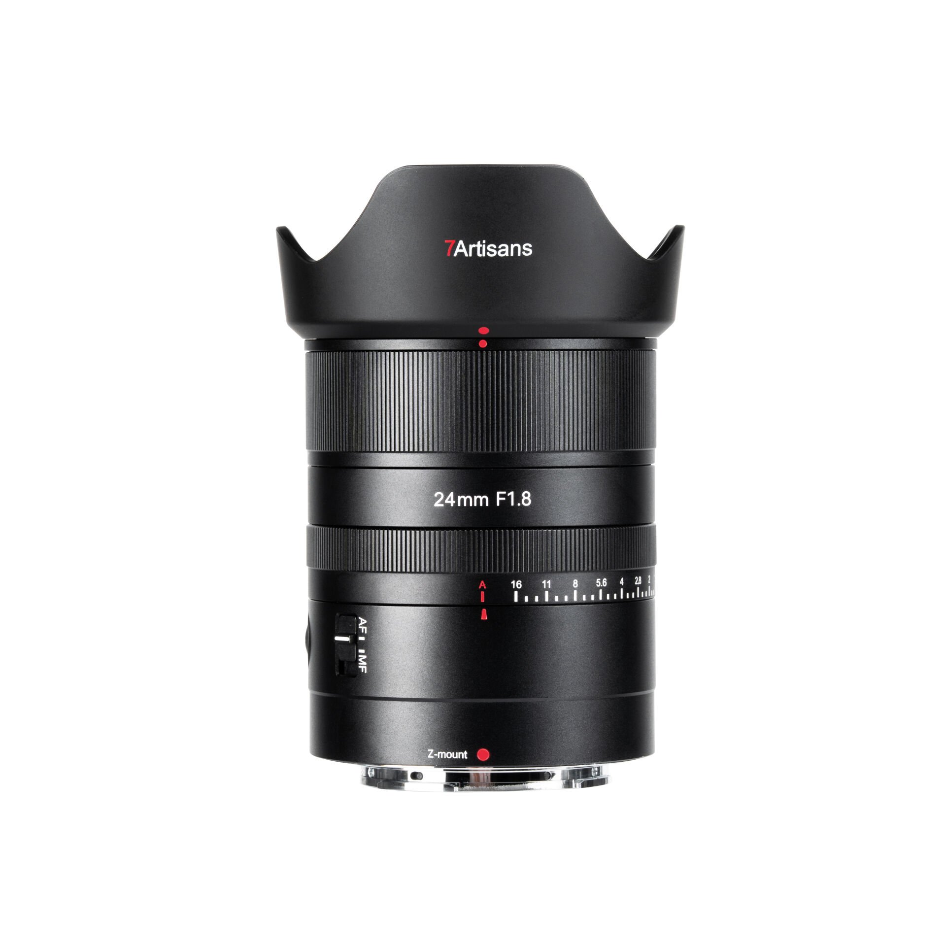 7Artisans AF 24mm f/1.8 FullFrame Nikon (Z Mount) Lens Siyah