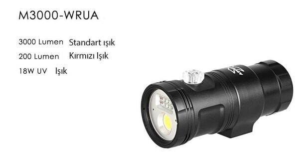 M3000-WRUA Video Işığı (3000 Lümen)