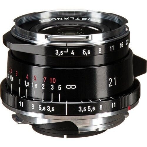Voigtländer Color-Skopar 21mm F3.5 VL Type II VM Leica M Mount Lens (Siyah)