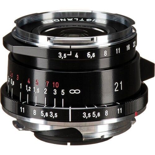 Voigtländer Color-Skopar 21mm F3.5 VL Type II VM Leica M Mount Lens (Siyah)