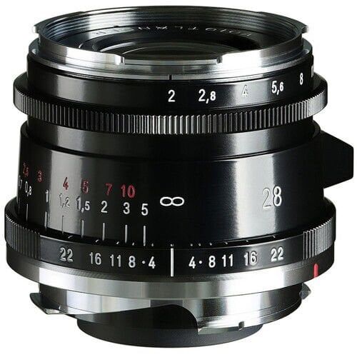 Voigtländer Ultron 28mm F2.0 VL Type II VM Leica M Mount Lens (Siyah)