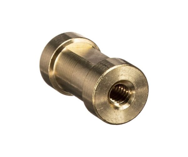 Manfrotto 119 Çift Taraflı Kısa Dişi Adaptör - 1/4 , 3/8 girişli