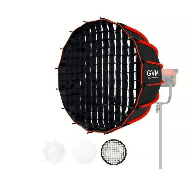 GVM 60cm Kolay Kurulum Gridli Parabolik Softbox