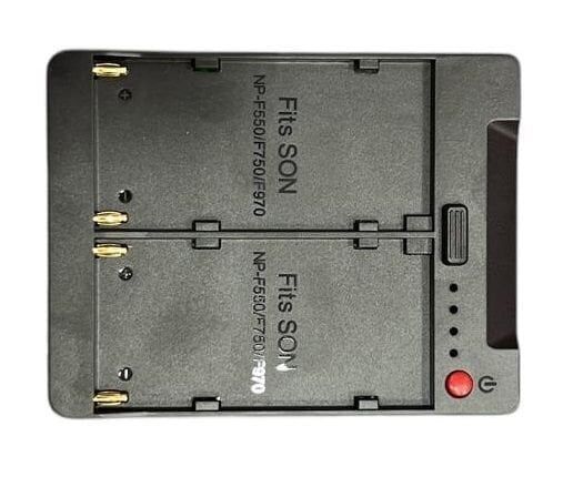 Andoer NPF-VM NP-F550 / F750 / F970 Piller için V-Montaj Dönüştürücü Adaptörü