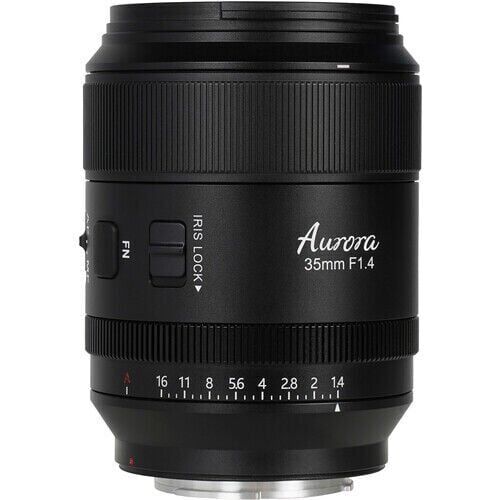 Sirui AURORA 35mm F1.4 Auto-Focus Lens (Fuji X Mount, Siyah)